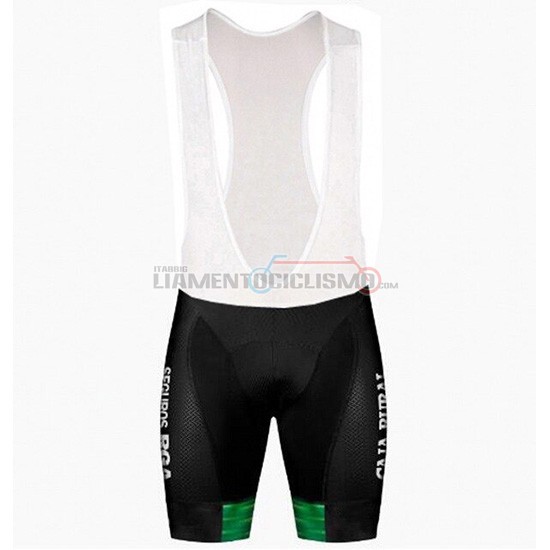 Abbigliamento Ciclismo Caja Rural Manica Corta 2019 Verde Nero
